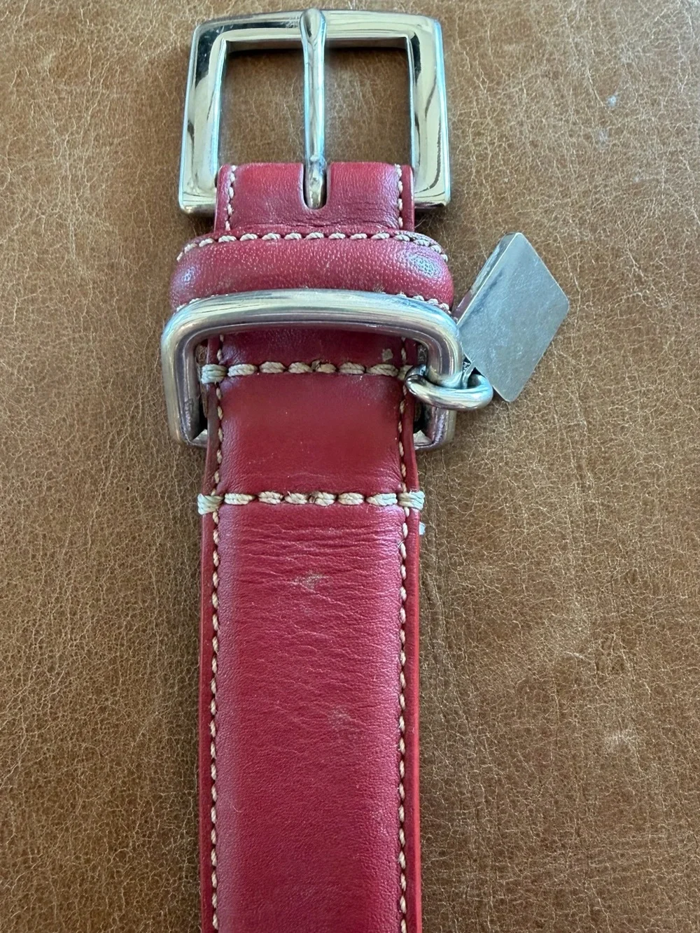 Vintage Coach red dog collar
